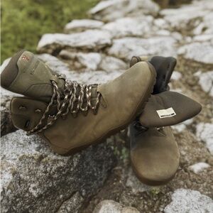 Vivobarefoot Tracker FG2 Waterproof Hiking Boots – Olive – (US 9 / EU 42)